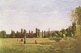 Camille Pissarro Famous Paintings - La Varenne de St. Hilaire